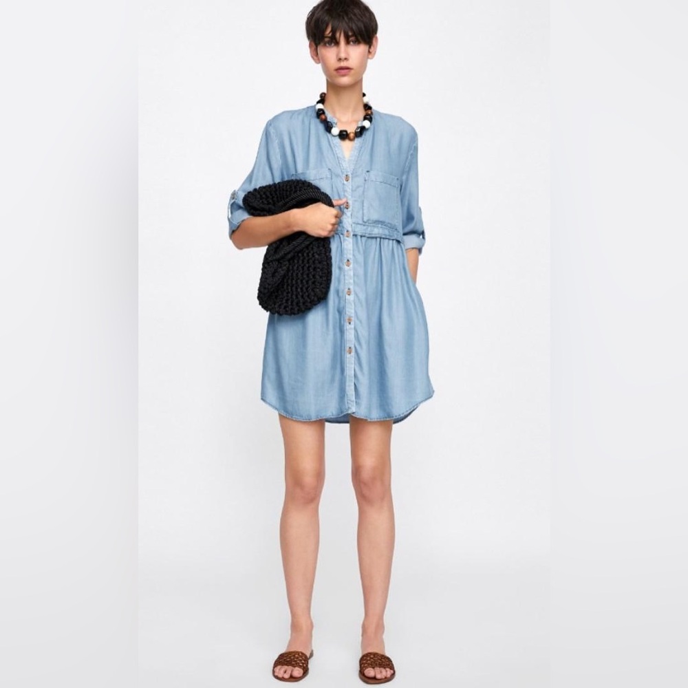 Zara Light Weight Denim Dress